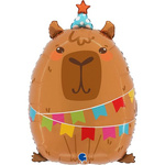 Balon foliowy Kapibara Party Capybara  58 cm