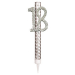 Fontanna, 18 urodziny, srebrna, 15cm