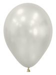 Balony lateksowe Sempertex Silk Oyster White, 30 cm, 50szt.