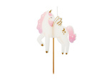 Unicorn Birthday Candle Colour Mix 9 cm