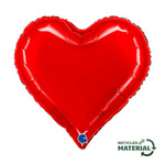 Balon Foliowy - Czerwone Serce 46cm, Sweetie Heart, Grabo