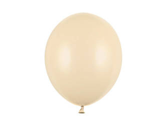 Balony lateksowe Strong, Beżowe, Pastel Alabaster/ Nude, 30cm, 100 szt.